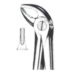 Fórceps de extracción fig 4 para incisivos y caninos inferiores