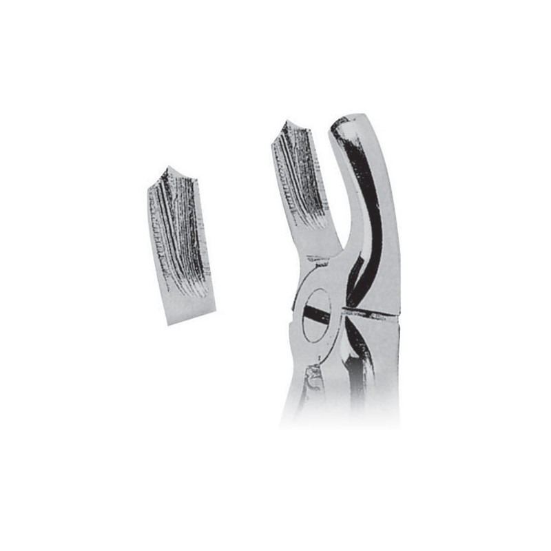 Fórceps de extracción fig 17 para molares superiores derechos