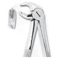 Fórceps de extracción fig 22 para molares inferiores