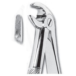Fórceps de extracción fig 33 para raices inferiores