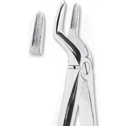 Fórceps de extracción fig 51 para raíces superiores