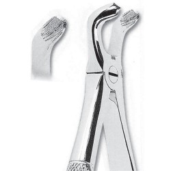 Fórceps de extracción fig 79 para terceros molaras inferiores