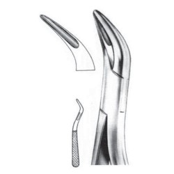 Forceps extracción fig 02 para raíces superiores