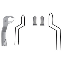 Fórceps extracción fig 89 para terceros molares inferiores  derecha