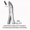 Fórceps extracción fig 101 para premolares