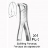 Fórceps extracción fig 6 para separación