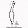 Fórceps de extracción fig 16 para molares inferiores