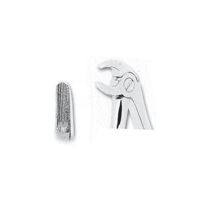 Fórceps de extracción para niños fig 05 incisivos inferiores