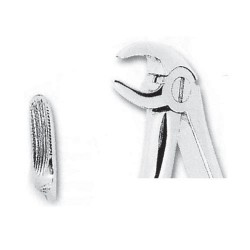 Fórceps extracción para niños fig 07 raices inferiores