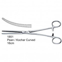 Pinza hemostática pean/kochar curva 16cm