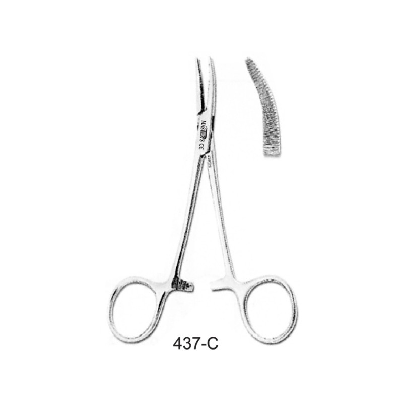 Pinza mosquito curva  12m