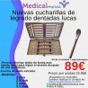 kit 4 curetas lucas + caja quirúrgica