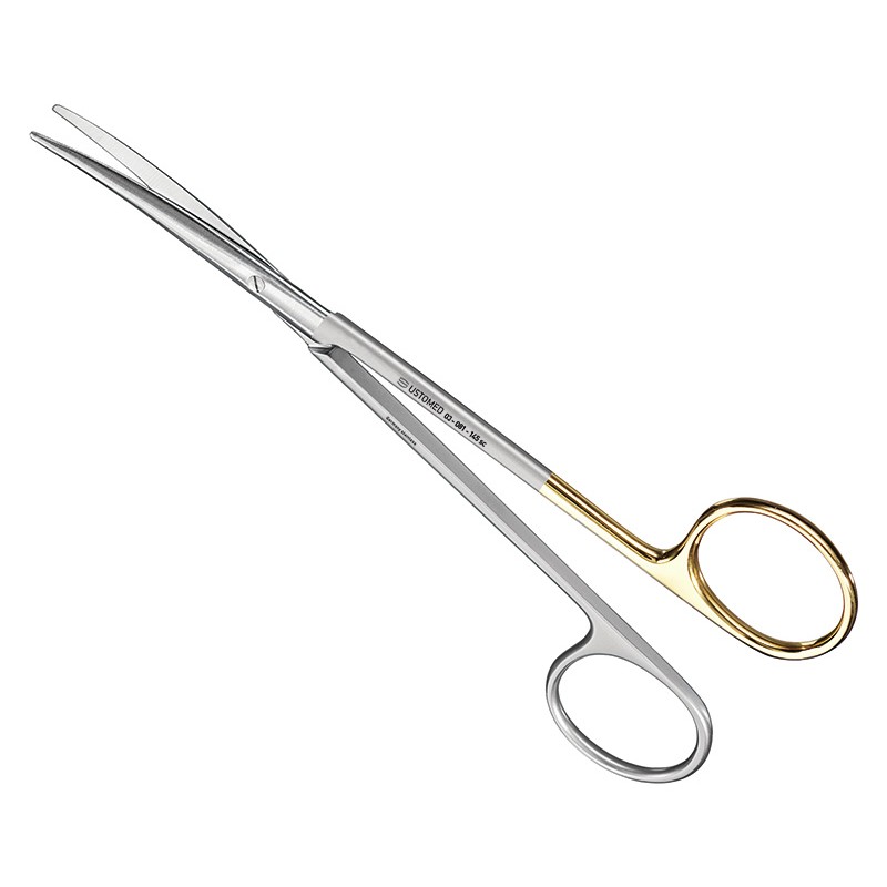 Ustomed METZENBAUM-DELIKAT, tijeras de preparación, 14,5 cm, curva, filo supercortado