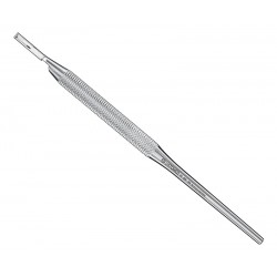 USTOMED Mango de bisturí  recto redondo, 15 cm