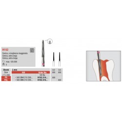 H152-FGL Fresa endodoncia cónica extra larga
