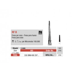 RF B Fresa de acero quirúrgica para cirugía de hueso para micromotor 160.000