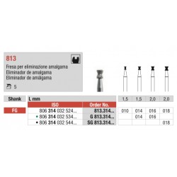 G813-FG Fresa diamantada grano grueso eliminador almalgama