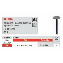 5114RA-080 Disco separador de coronas de porcelana