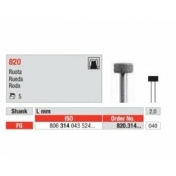 820-040-FG Fresa diamantada grano medio rueda extra grande