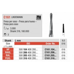 C161-016-RAL LINDEMANN Fresa quirúrgica  larga para hueso