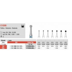 C1SXN-RA Fresa bola carburo de tungsteno dentado cruzado de alto poder cortante