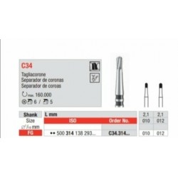 C34-FG Corta coronas para metal ceramica
