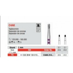 C4AK-FG Corta coronas para titanio y ceramicas
