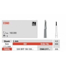 C560 -FGXXL  Fresa super larga para extraccion de raiz