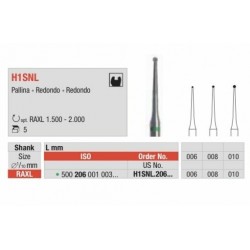 H1SNL-RAXL  Fresa especial redonda para endodoncia