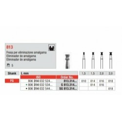 SG813-FG Fresa diamantada grano super grueso eliminador amalgama