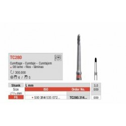 TC280-FG Fresa curetaje  8 laminas para acabado de composites