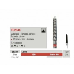 TC284K-018-FG Fresa torpedo conico multilamina para acabado de composites