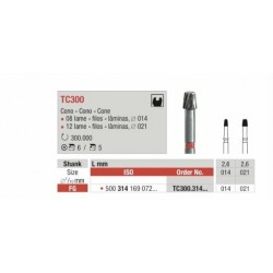 TC300-014-FG Fresa cono 8 laminas para acabado de composites