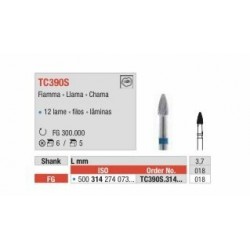 TC390S-FG Fresa llama 12  laminas para acabado de composites , fresa acabado-S