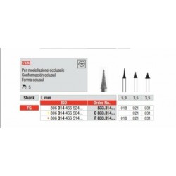 copy of F833-FG Fresa diamantada grano  fino  para conformacion oclusal