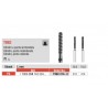 TC882-FG Fresa diamante turbo en forma de cilindro punta redondeada